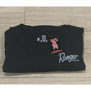 NWT Ranger Boats Black Long Sleeve Size 3XL Stretch Fishing New